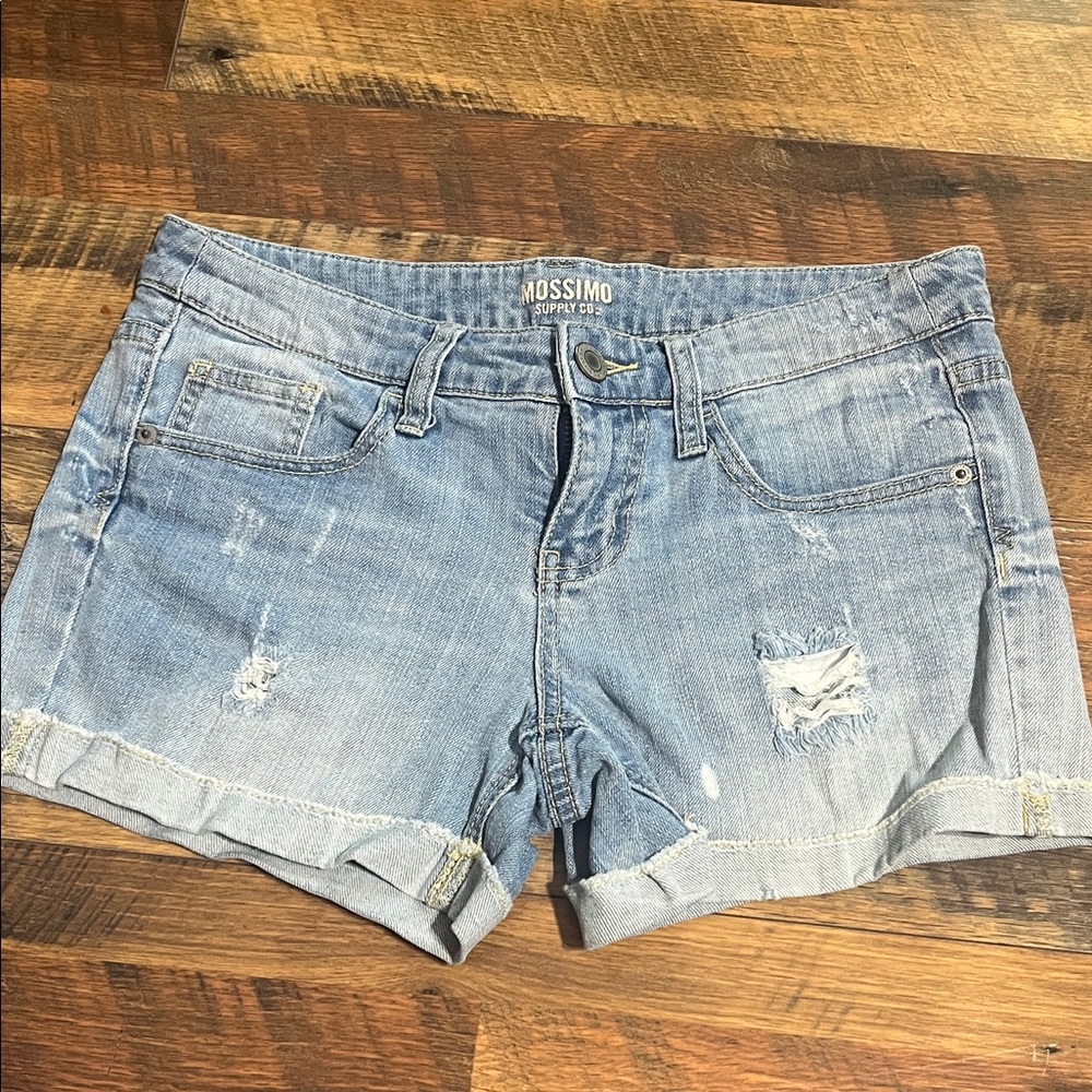 Vintage Mossimo Supply Co. Low Rise Distressed Shorts (7)